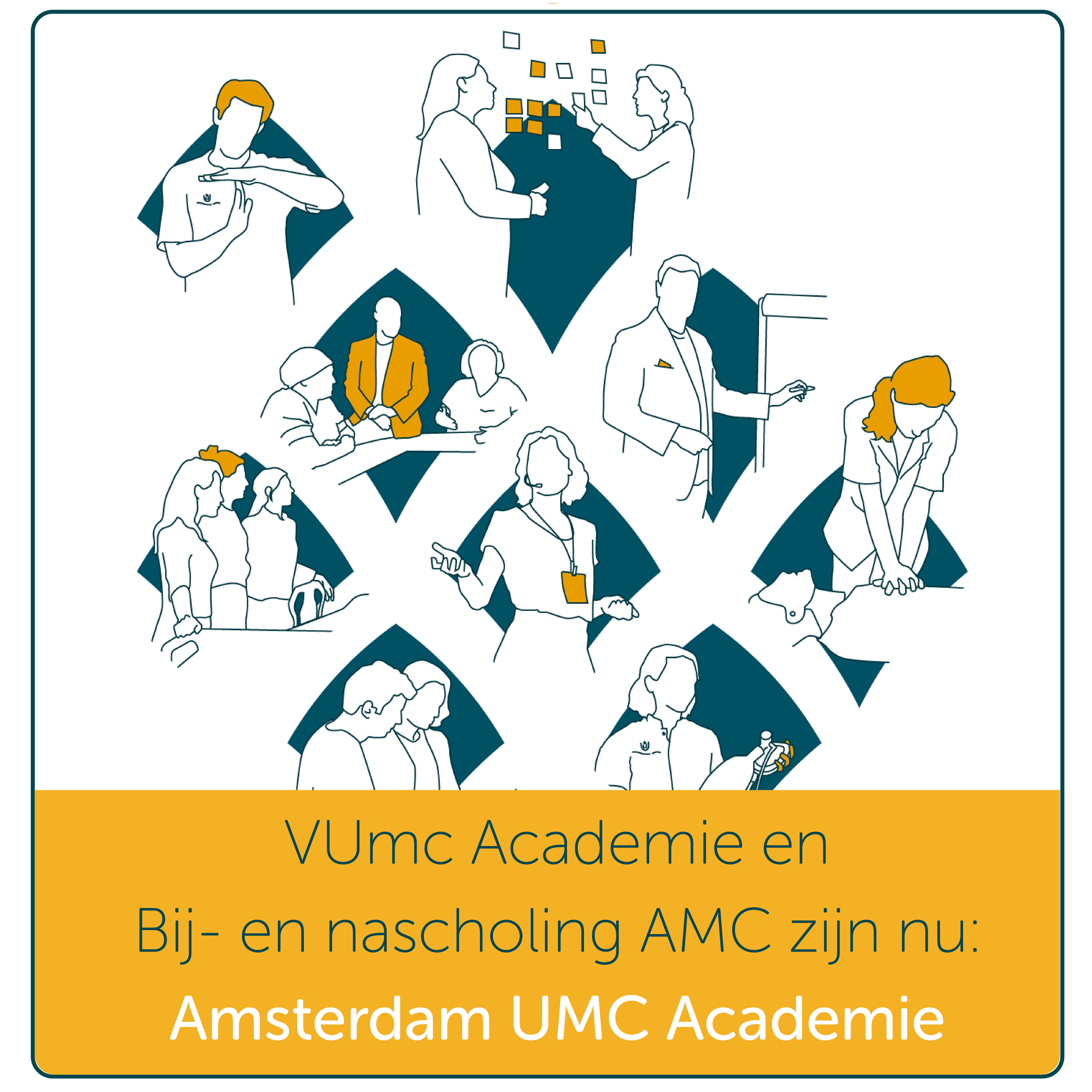 VUmc Academie en Bij- en nascholing AMC samen verder als Amsterdam UMC Academie