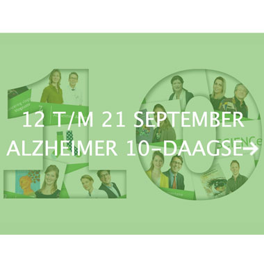 Donderdag start de Alzheimer 10-Daagse