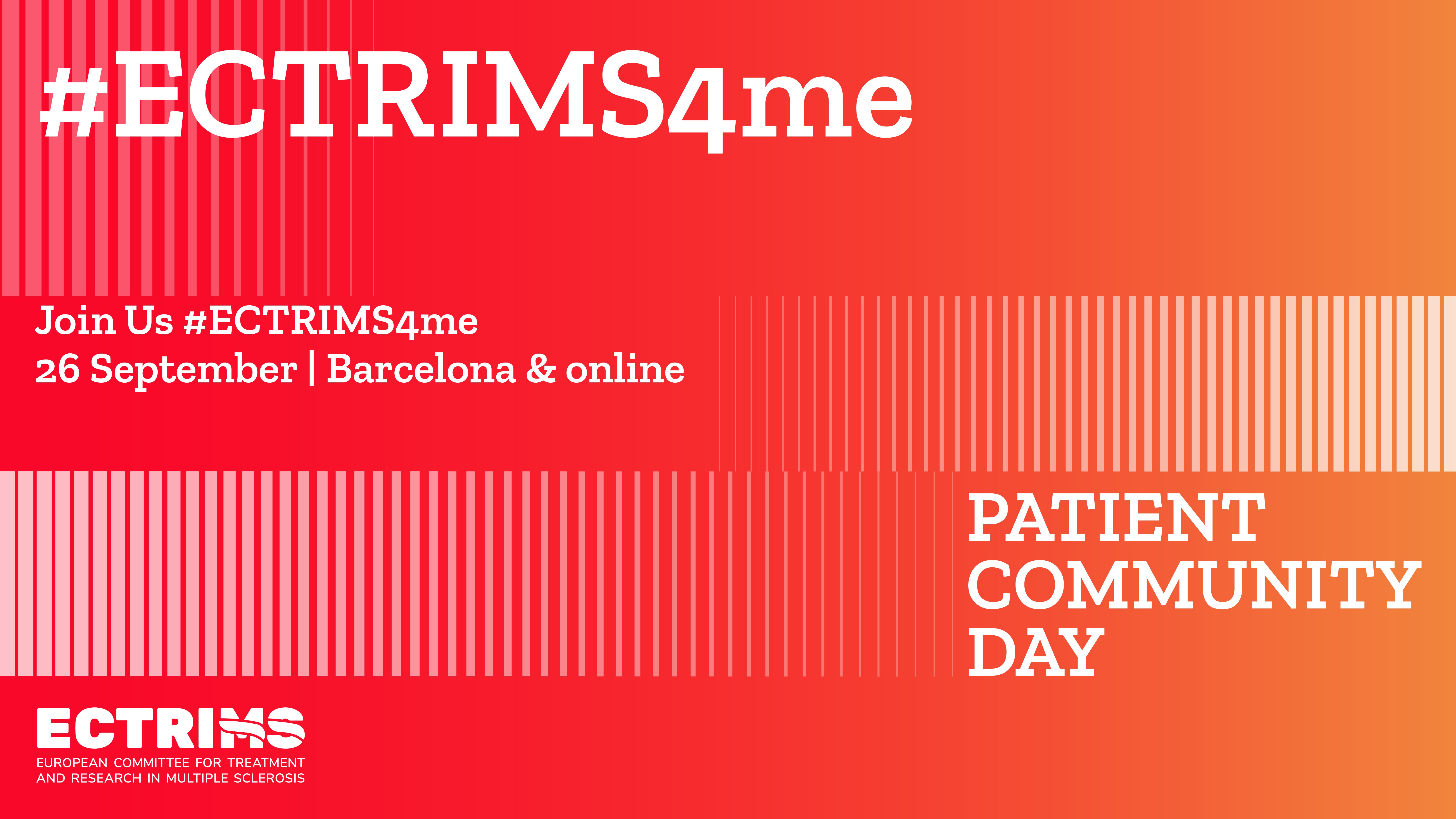 ECTRIMS patiënten community dag 2025